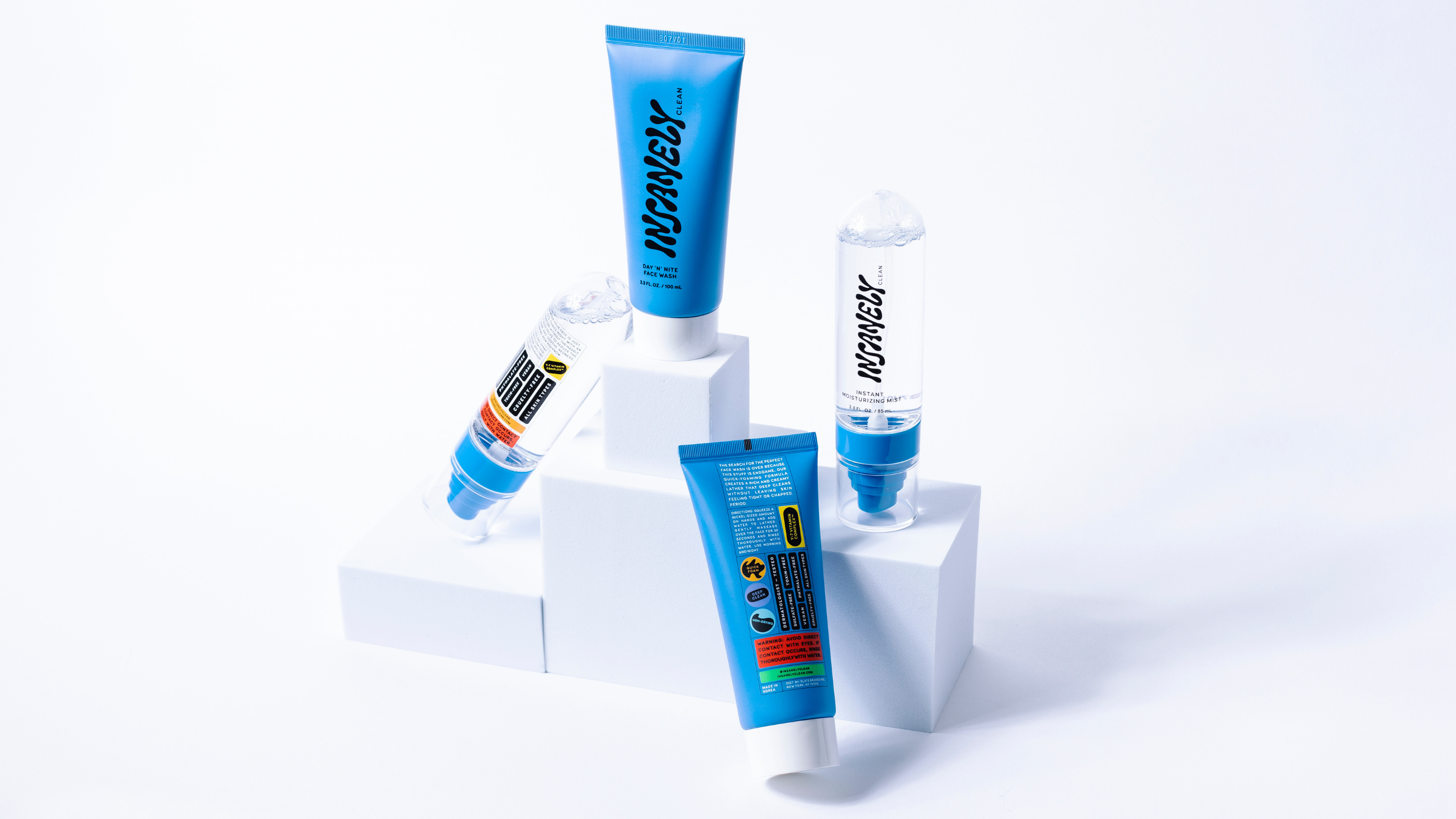 Insanely Clean Day 'N' Nite Face Wash and Insanely Clean Instant Moisturizing Mist