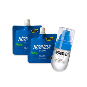 Insanely Clean Travel Size Day 'N' Nite Face Wash and Insanely Clean Travel Size Instant Moisturizing Mist