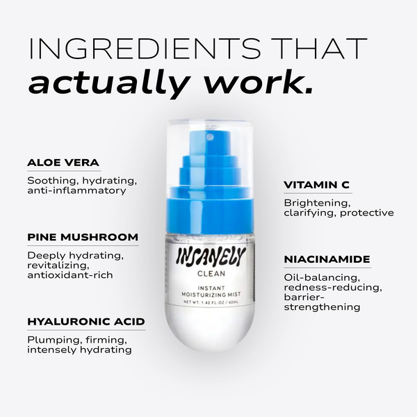 Insanely Clean Instant Moisturizing Mist 42mL